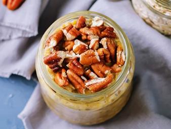 Pumpkin Spice Latte Overnight Oats