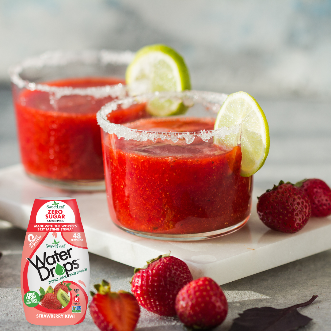 Frozen Strawberry Kiwi Daiquiri Mocktail – SweetLeaf® Frozen Strawberry Kiwi Daiquiri Mocktail – SweetLeaf®
