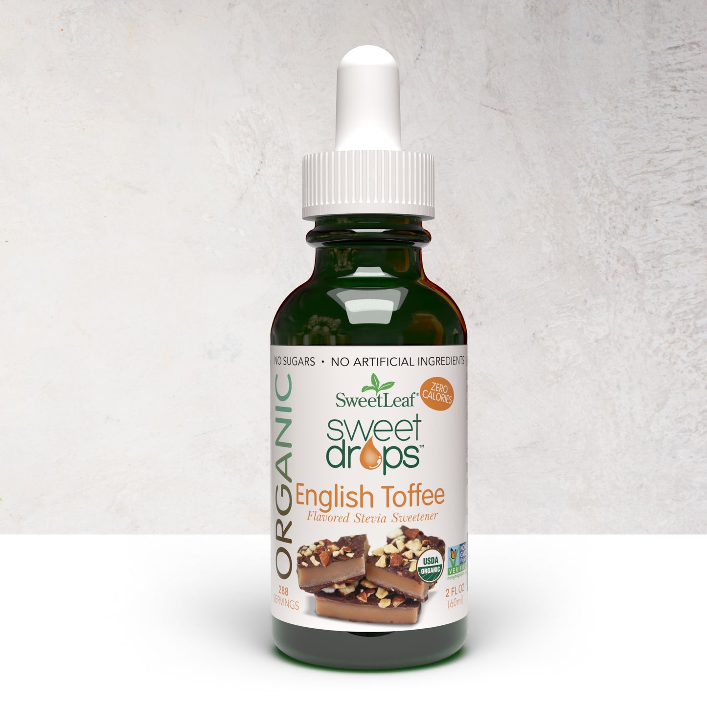 BOGO Offer-Organic Sweet Drops® English Toffee 2 oz