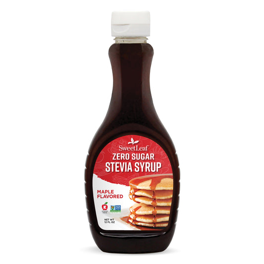 Sugar-Free Stevia Syrup, Maple, 12 servings
