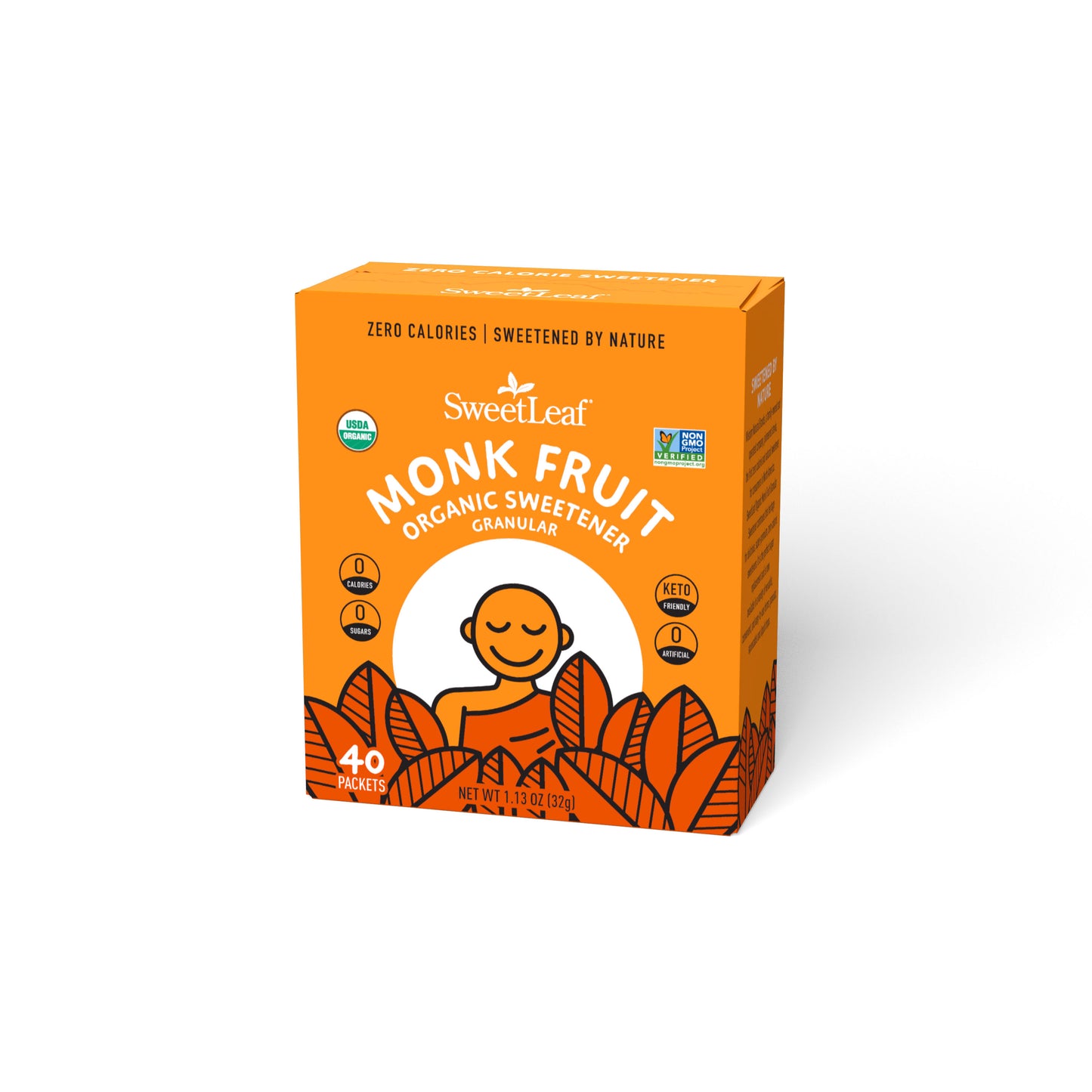 Granular Monk Fruit Sweetener, 40 packets
