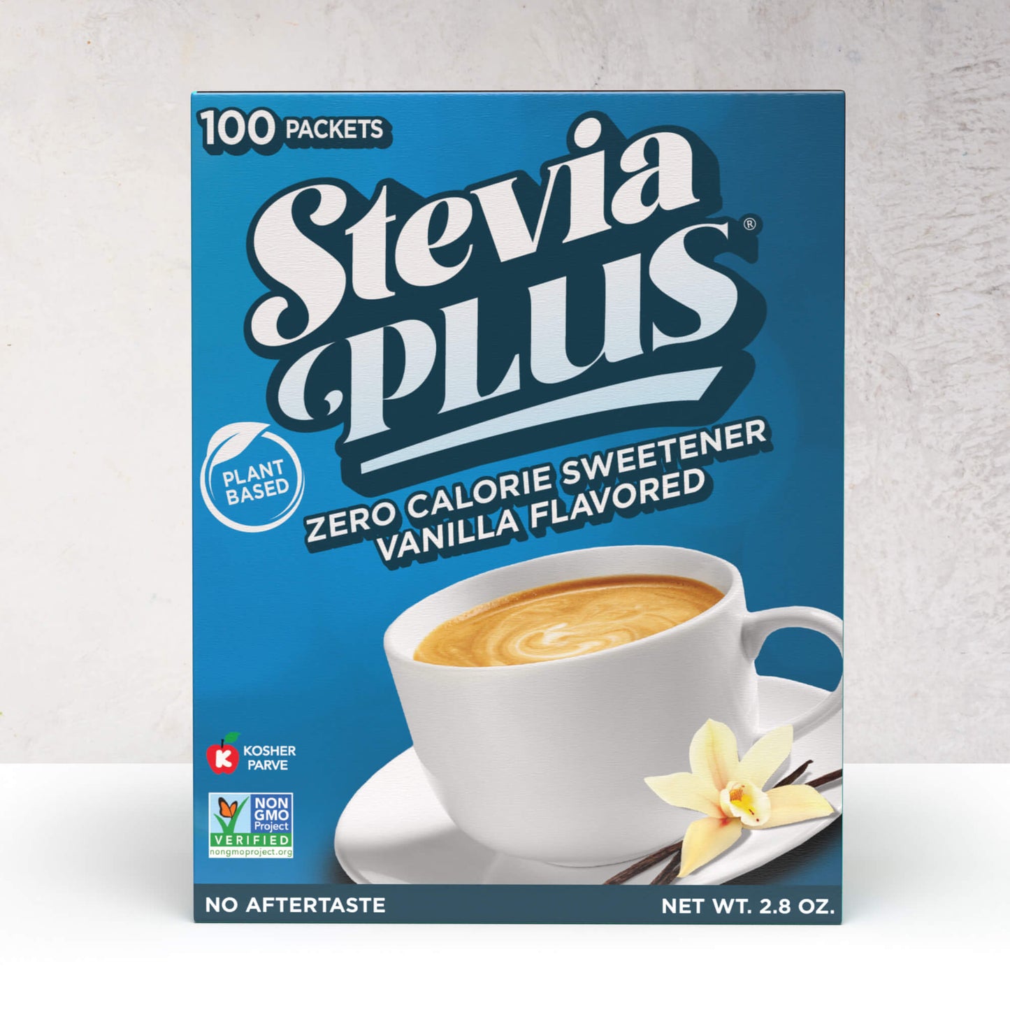 Stevia Plus® Vanilla, 100 Packets