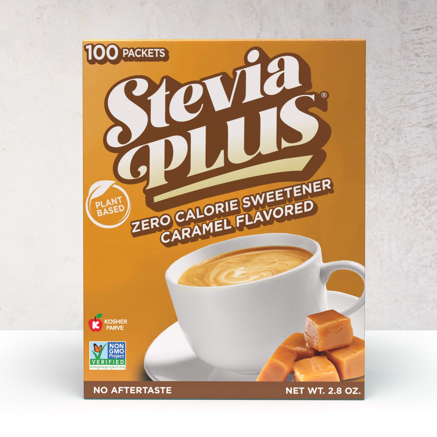 Stevia Plus® Caramel, 100 Packets