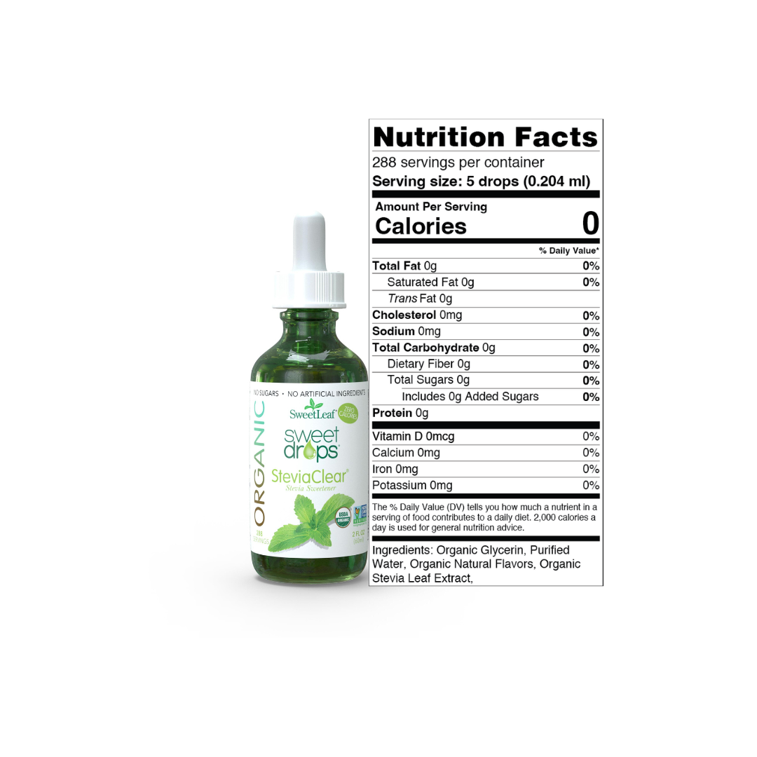 Organic Sweet Drops® SteviaClear® 2 oz
