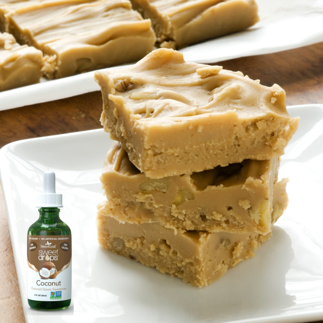 Sugar-Free Maple Coconut Refrigerator Fudge