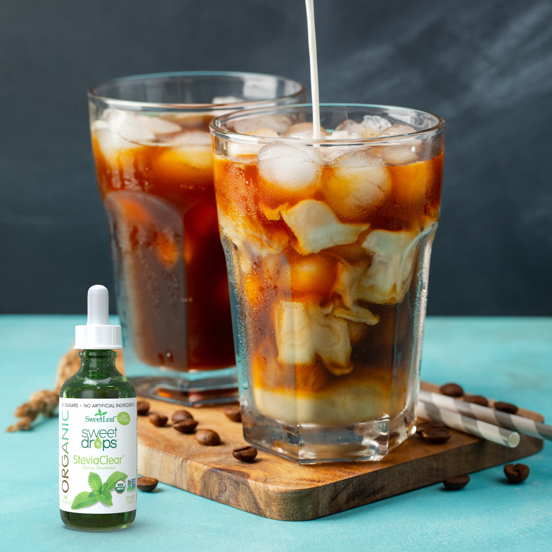 Pour Over Coffee with SweetLeaf® Organic Sweet Drops®