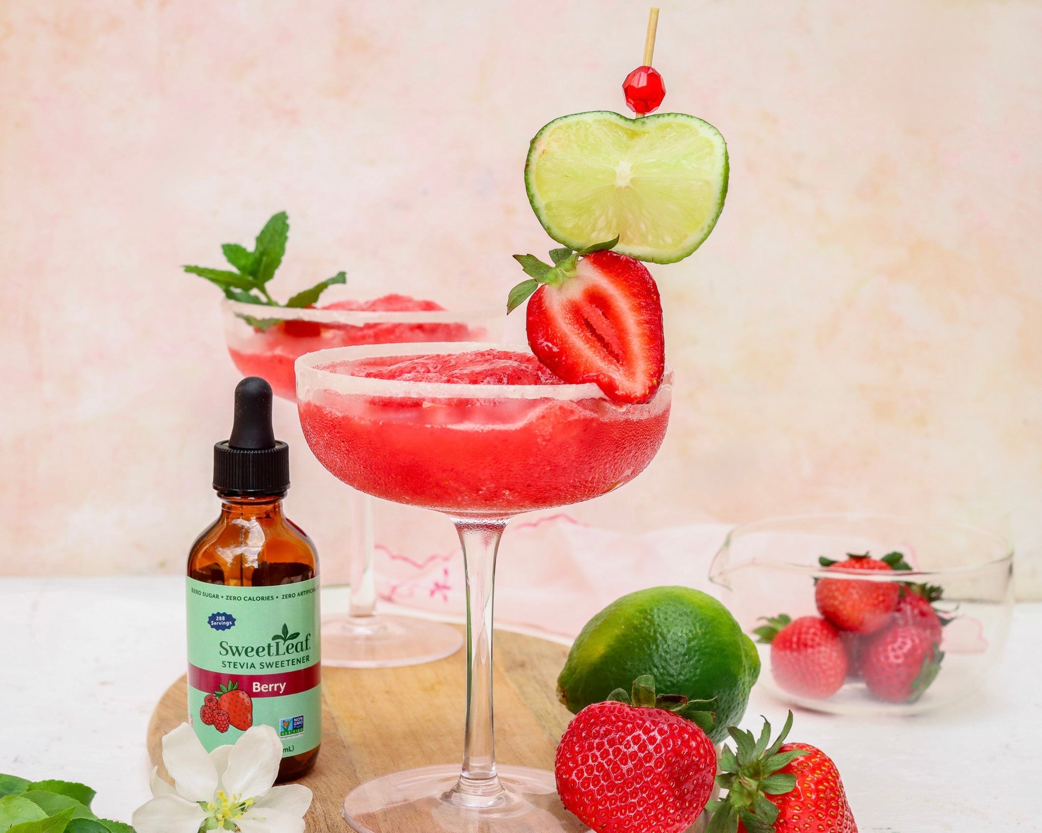 Non Alcoholic Strawberry Daiquiri