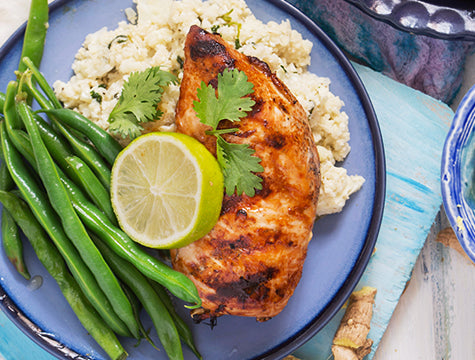 Sweet and Savory Chicken with Cauliflower Rice