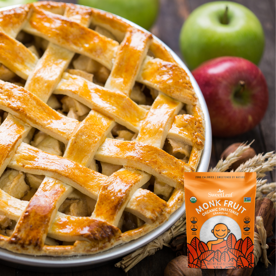 Monk Fruit Sweetened Apple Pie