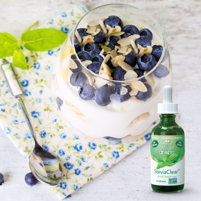 Sugar Free Yogurt Parfait with Fresh Berries