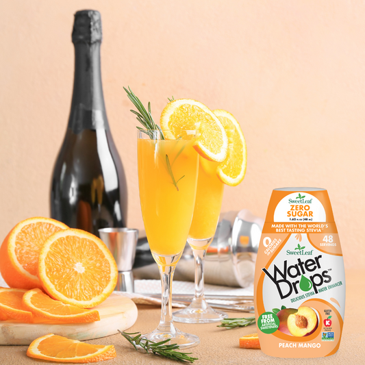 Peach Mango Mimosa Mocktail