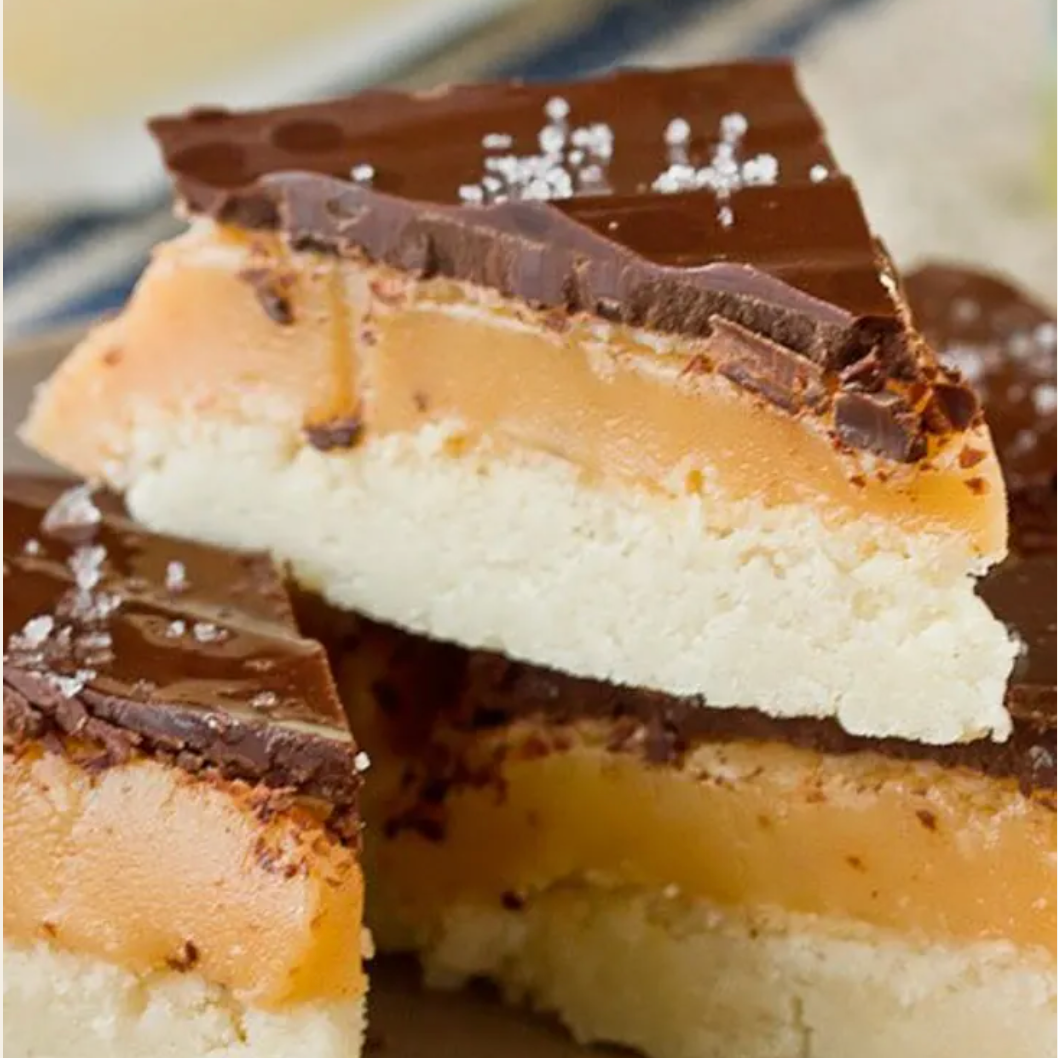 Irish Shortbread Toffee Bars
