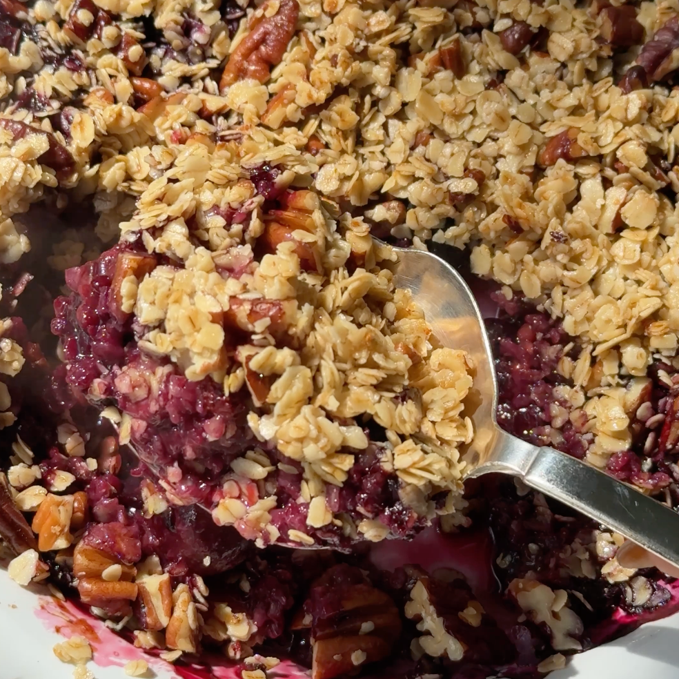 Mixed Berry Crumble