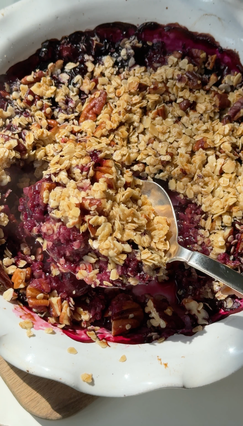 Mixed Berry Crumble