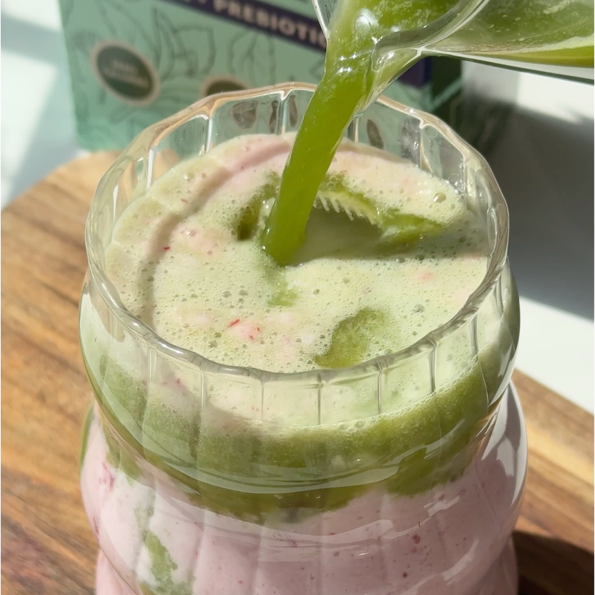 Strawberry Matcha Latte