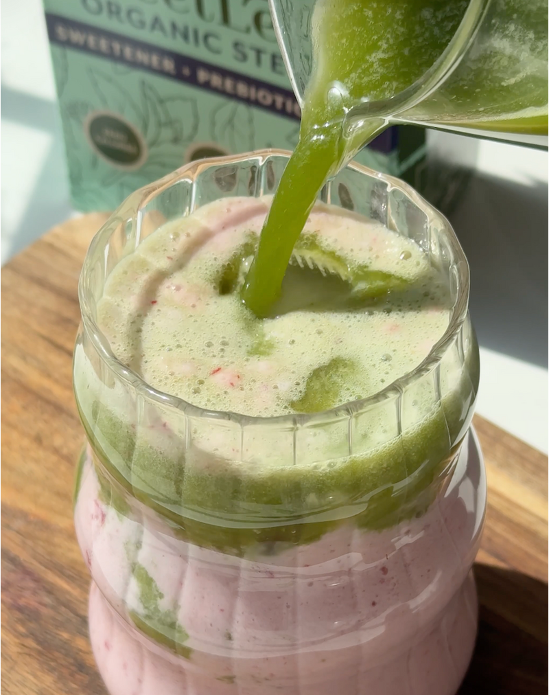 Strawberry Matcha Latte