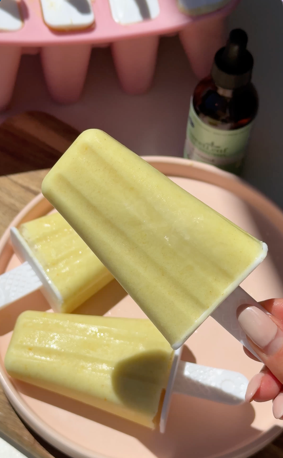Piña Colada Popsicles