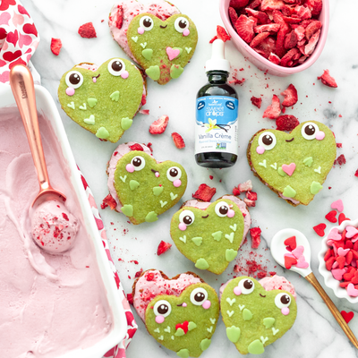 Vegan Matcha Strawberry Sandwiches