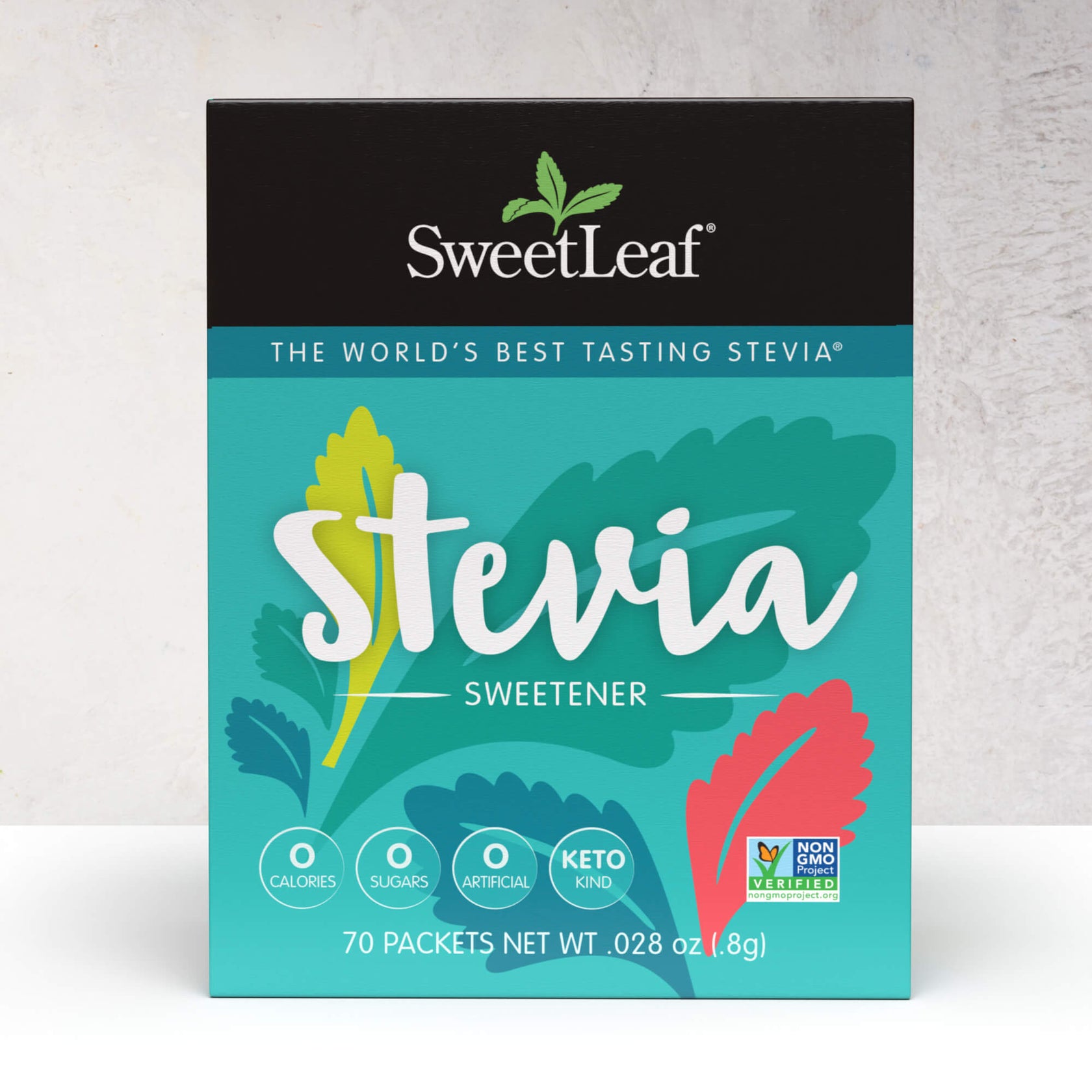 Stevia Sweetener, 70 packets SweetLeaf®