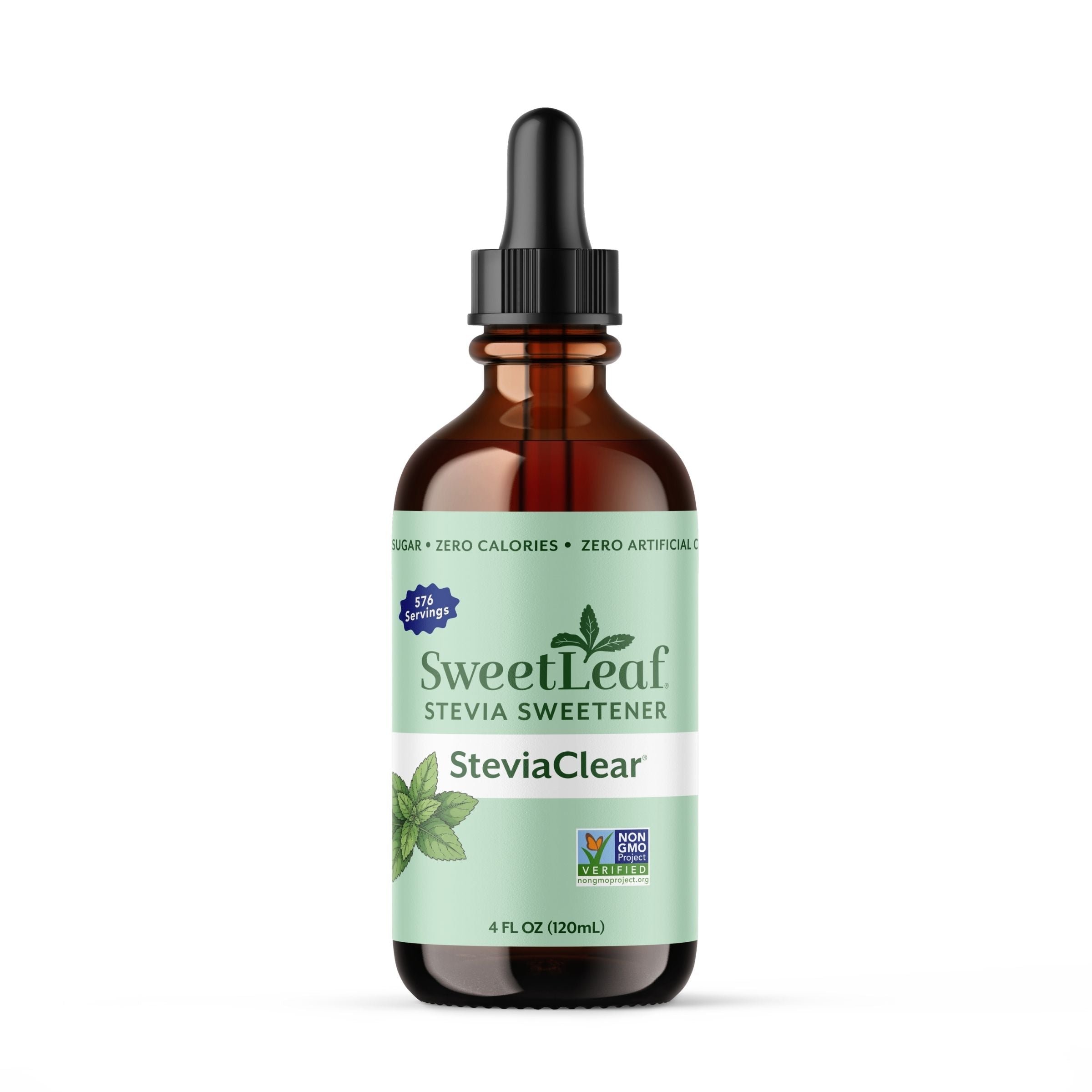 SweetLeaf Sweet Drops Stevia Clear Liquid Sweetener, 4 Fl Oz