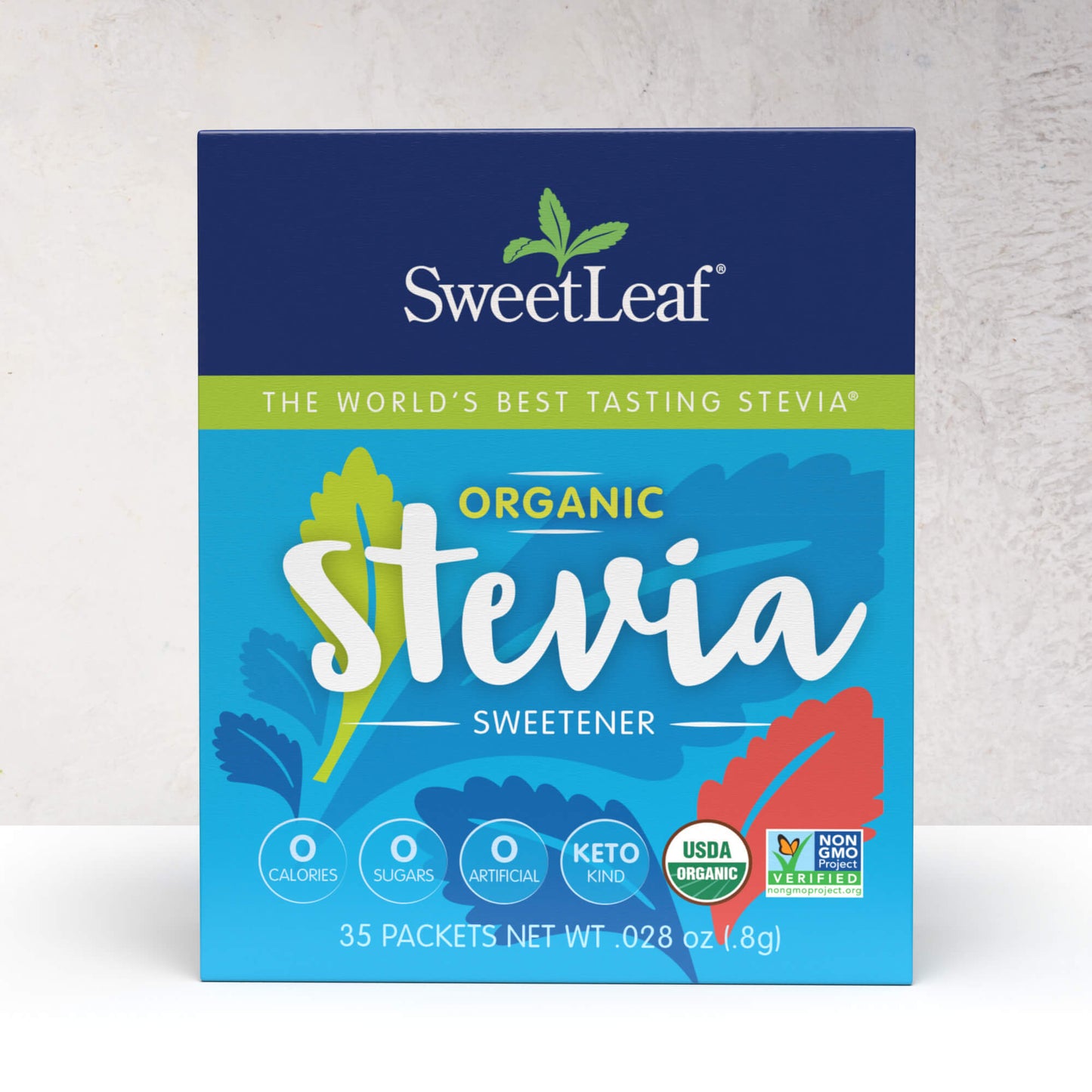 Organic Stevia Sweetener, 35 packets