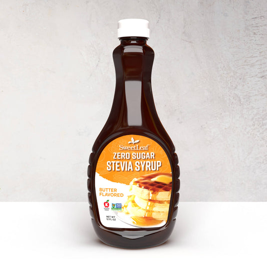 Sugar-Free Stevia Syrup, Butter, 12 servings