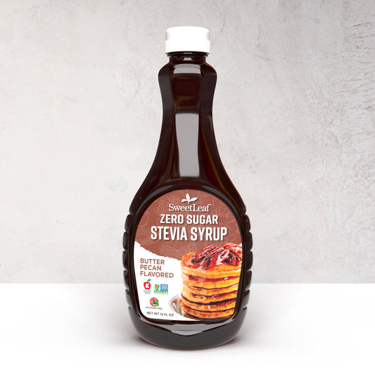 Sugar-Free Stevia Syrup, Butter Pecan, 12 servings