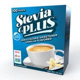 Stevia Plus® Vanilla, 100 Packets