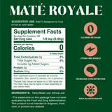Wisdom of the Ancients® Maté Royale® Yerba Maté Instant Herbal Tea, Sweetened with Stevia - 180 Servings