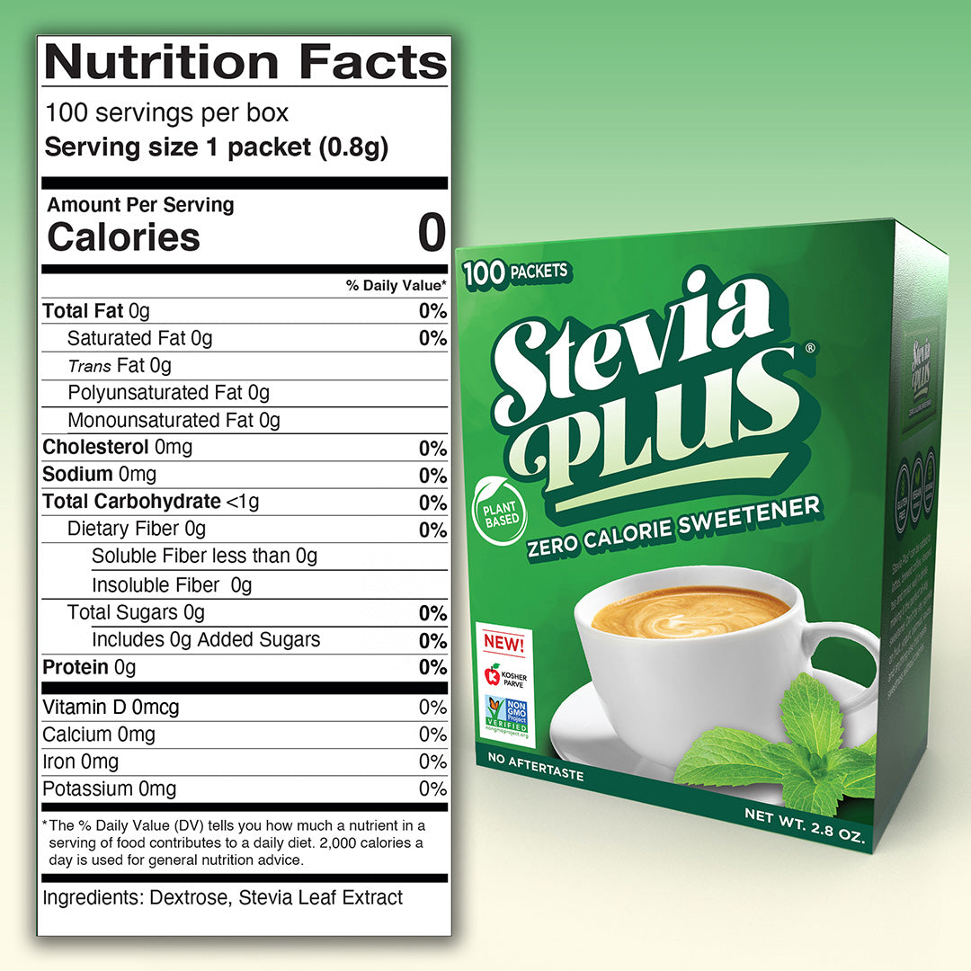 Stevia Plus®, 100 Packets